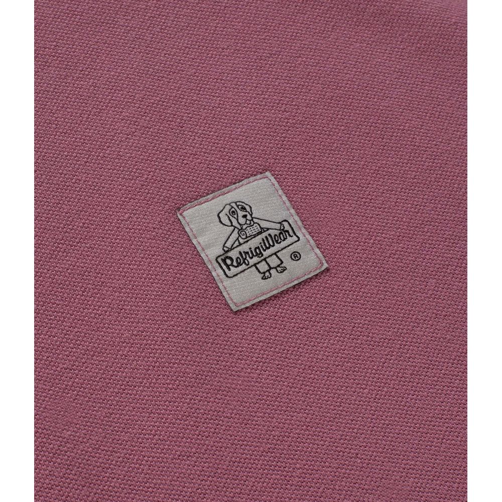 Rosa Poloshirt aus Baumwolle von Refrigiwear