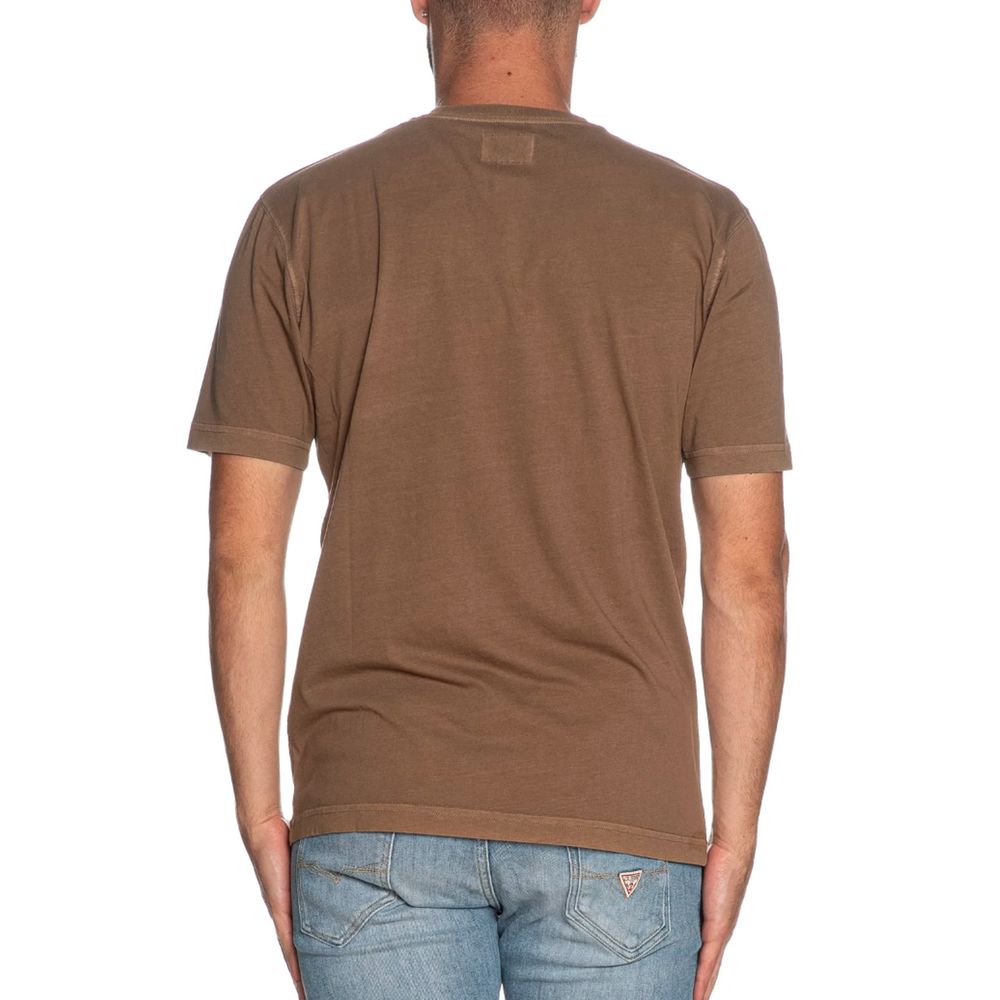 Refrigiwear – Braunes Baumwoll-T-Shirt