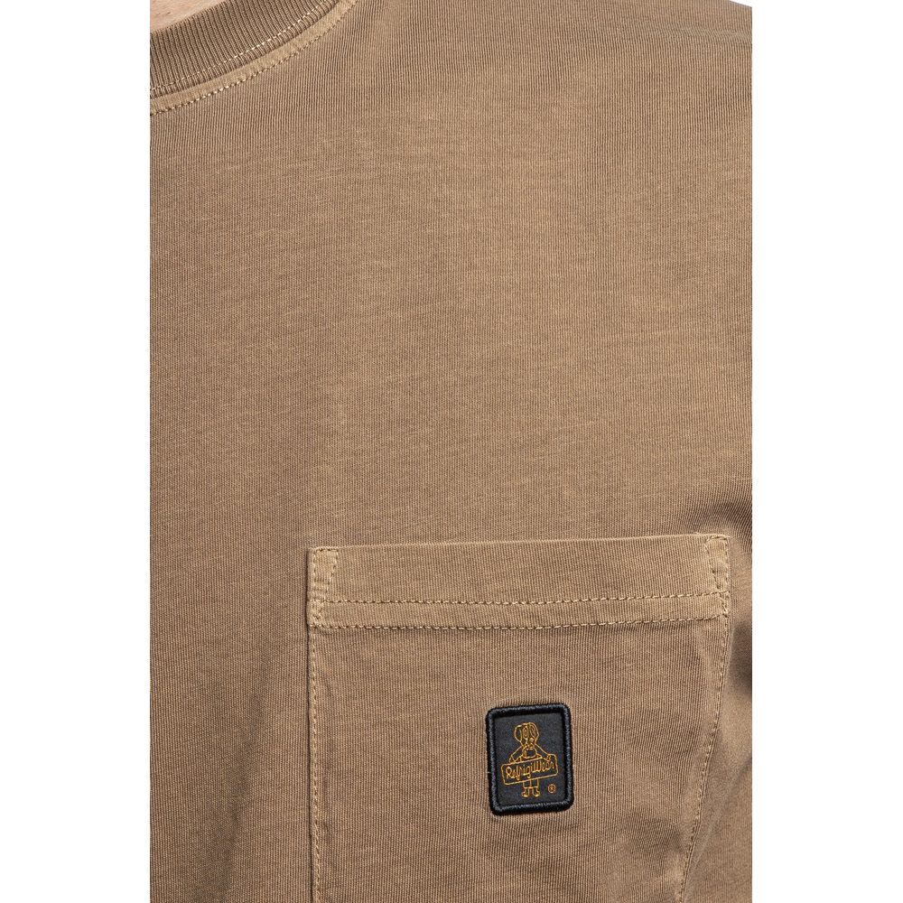 Refrigiwear – Braunes Baumwoll-T-Shirt