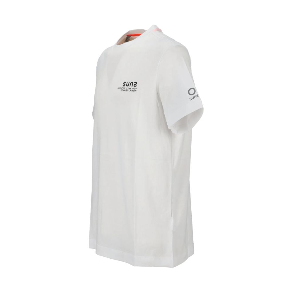 Weißes Baumwoll-T-Shirt von Suns