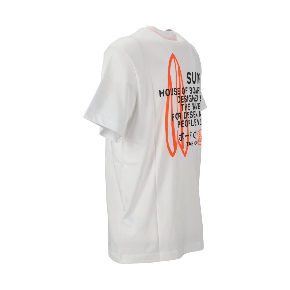 Weißes Baumwoll-T-Shirt von Suns