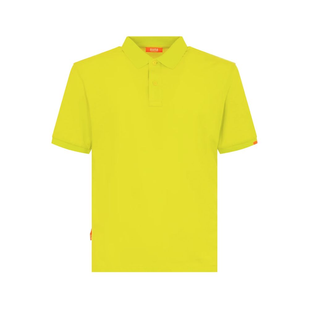 Suns – Gelbes Poloshirt aus Baumwolle