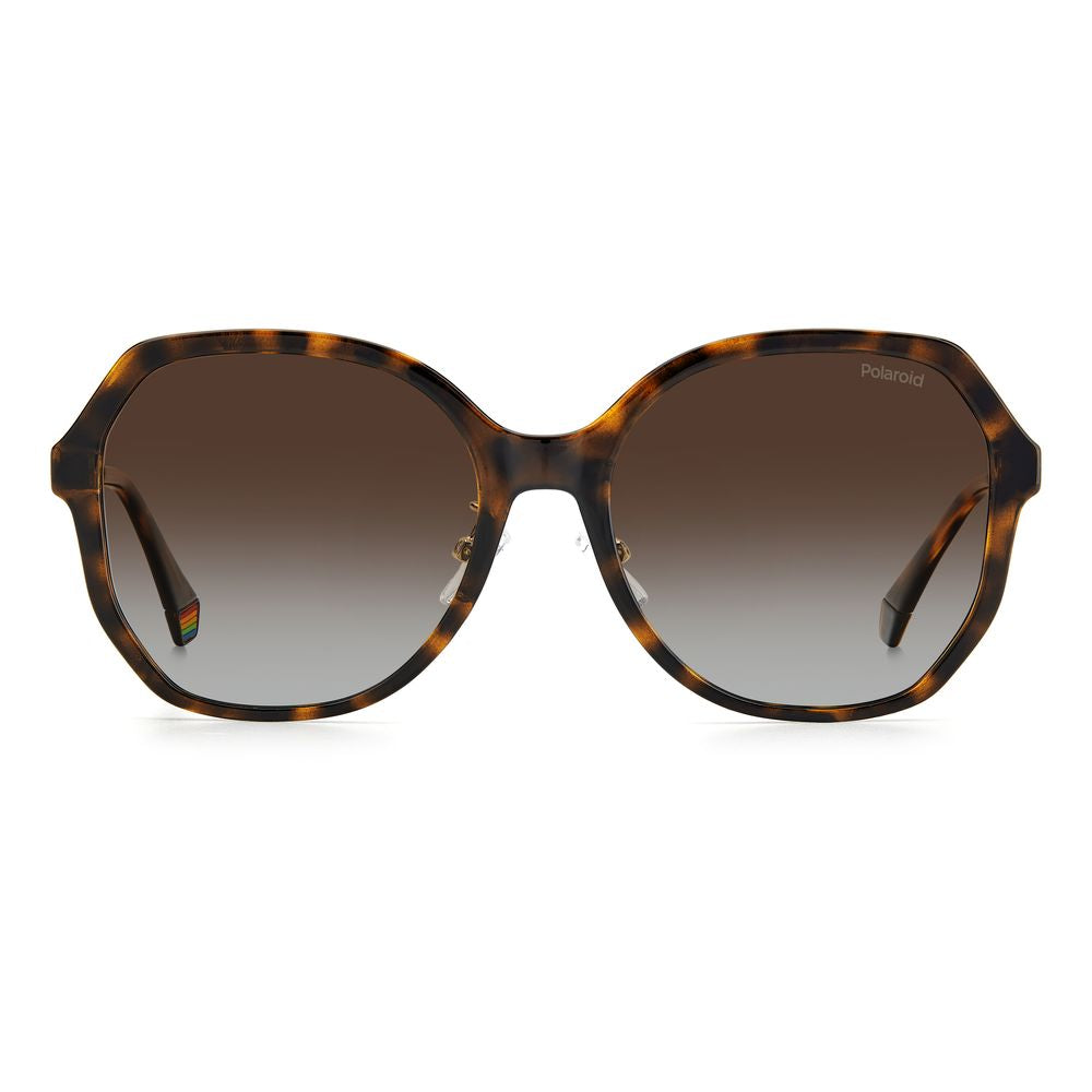 Polaroid Sonnenbrille aus braunem Kunststoff