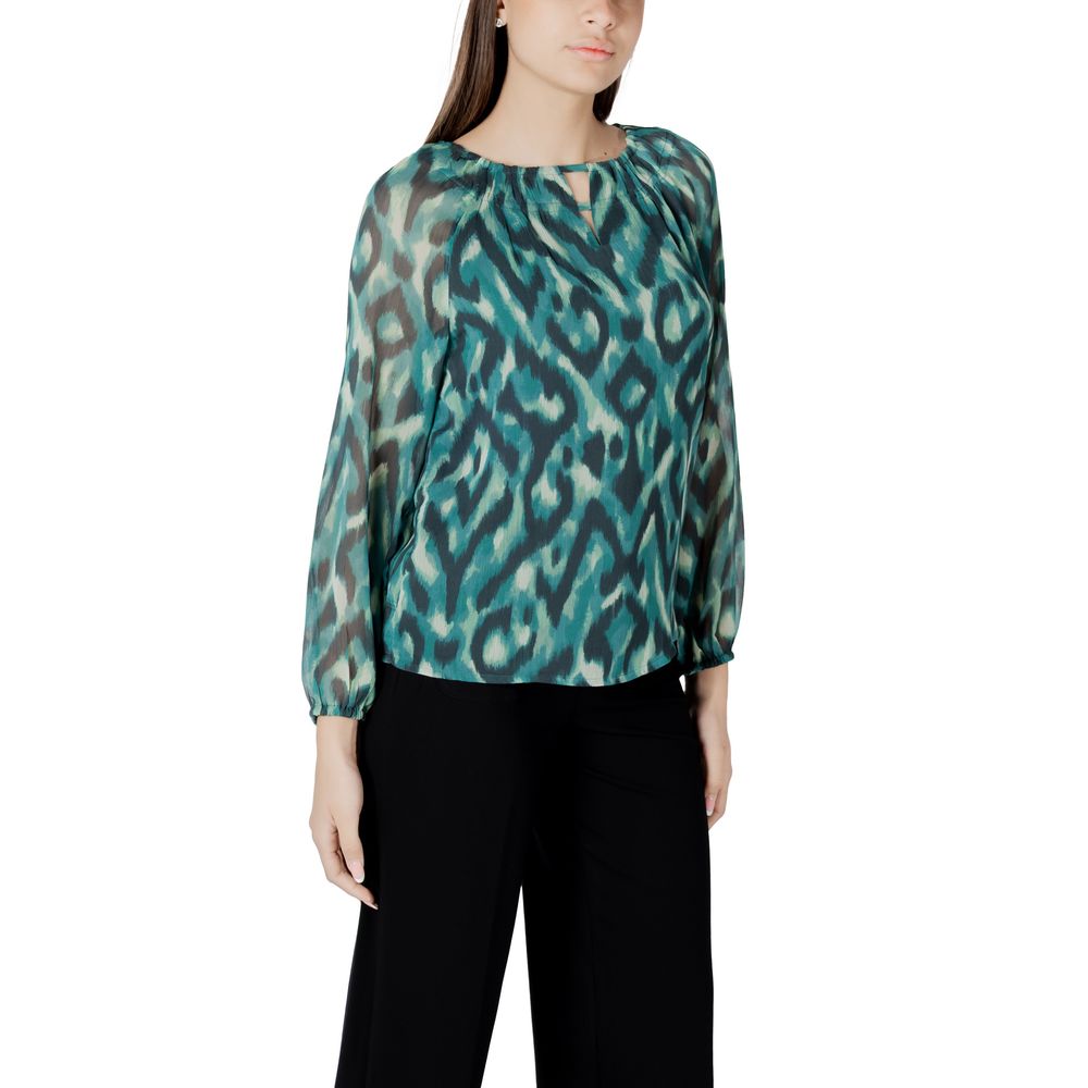 Street One Green Polyester Blouse