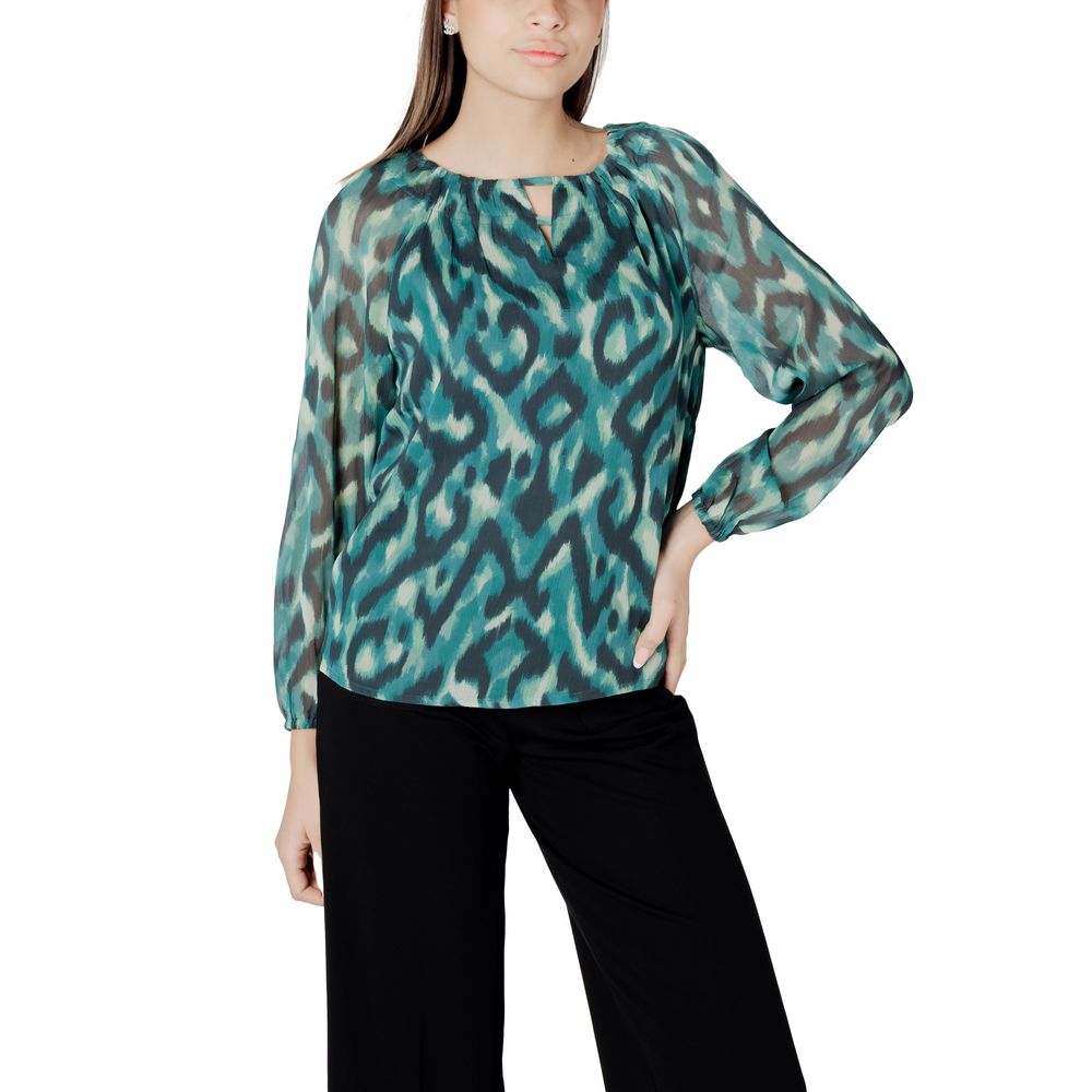 Street One Green Polyester Blouse