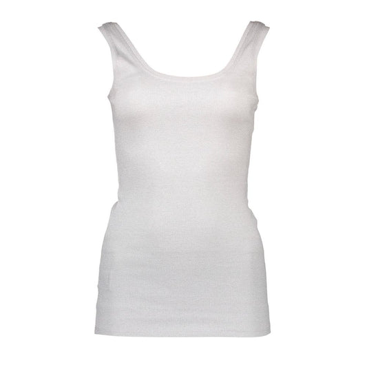 Silvian Heach Damen-Tanktop aus weißer Baumwolle