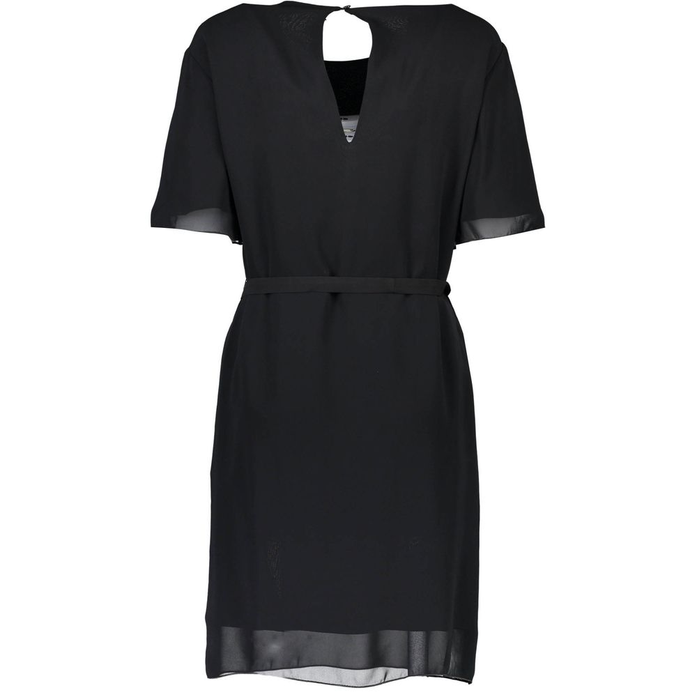 Love Moschino – Schwarzes Kleid aus anderen Fasern für Damen