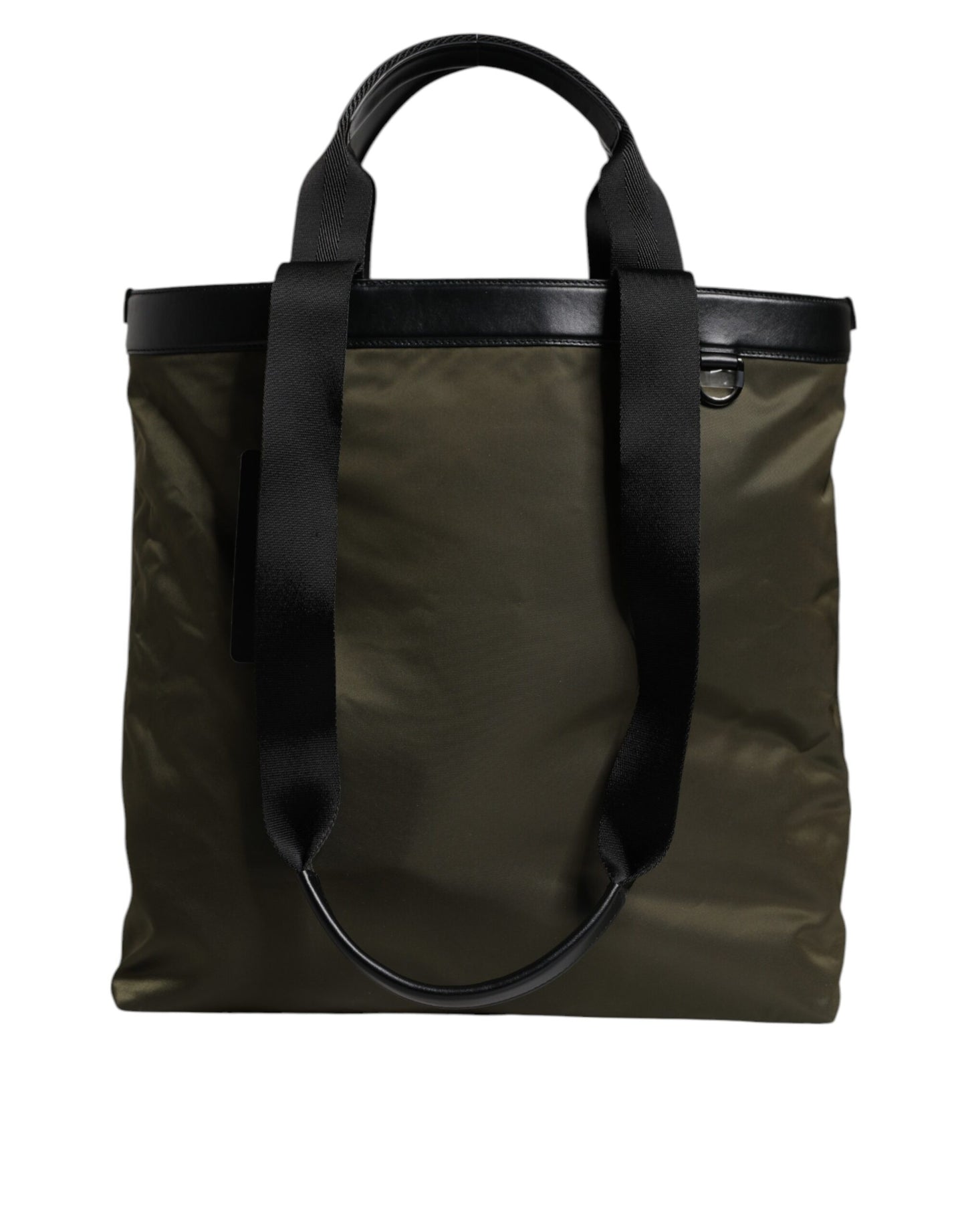 Dolce & Gabbana Tragetasche aus Nylon in Militärgrün mit Schulterriemen