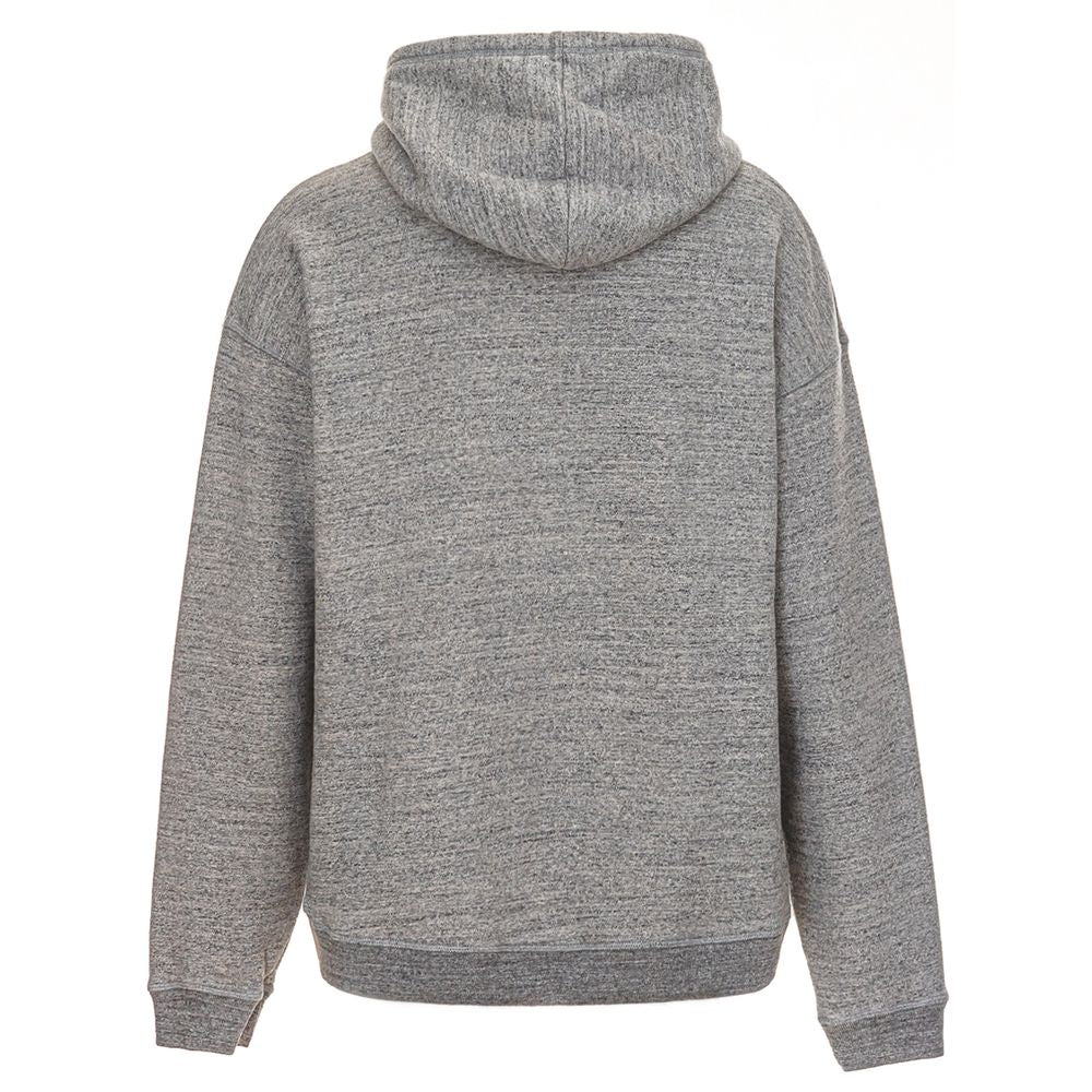 Dsquared² Grauer Kapuzenpullover aus Baumwolle