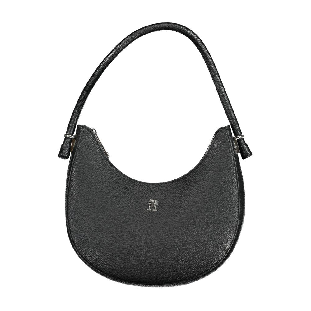 Tommy Hilfiger – Schwarze Polyethylen-Handtasche