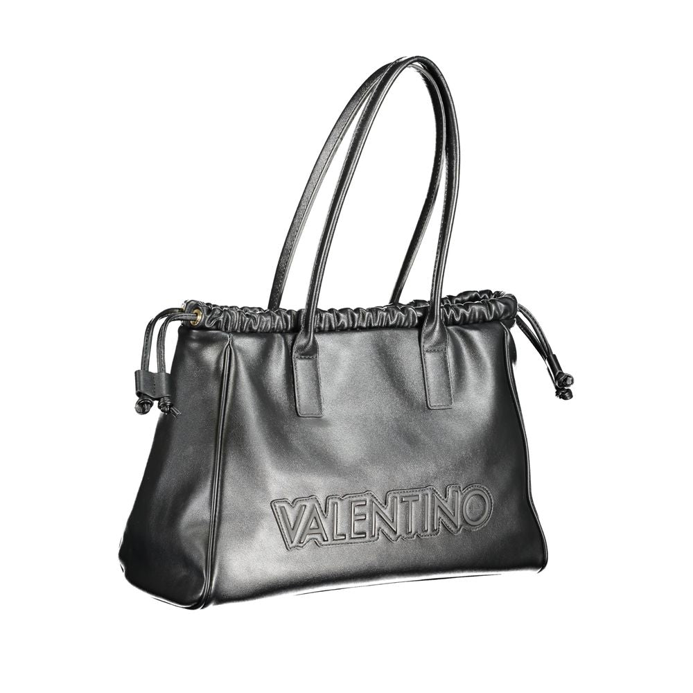 Mario Valentino Schwarze Polyethylen-Handtasche