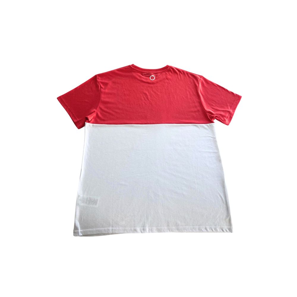 Trussardi Beachwear Weißes Baumwoll-T-Shirt für Herren