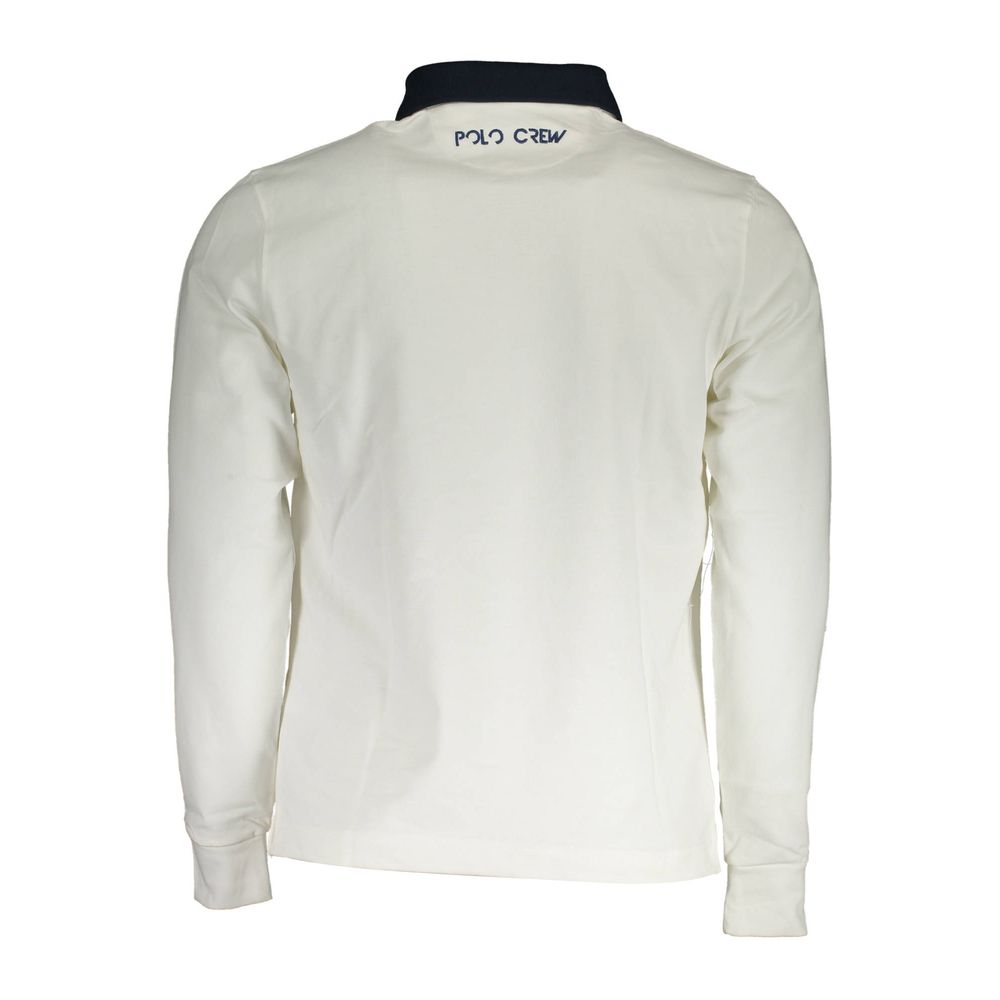 La Martina Weißes Herren-Poloshirt aus Baumwolle