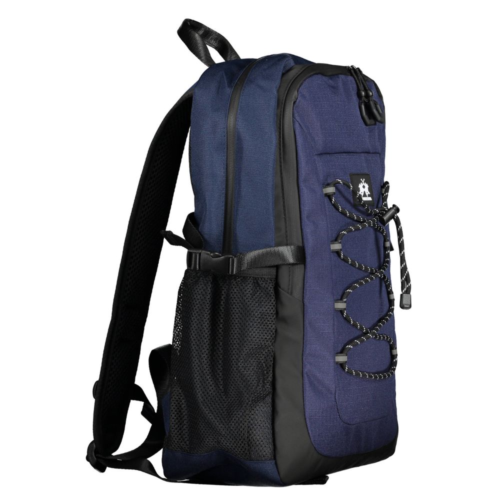 La Martina Blauer Polyester Herren Rucksack