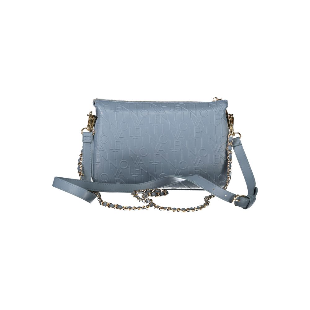 Mario Valentino Hellblaue Polyethylen-Damenhandtasche