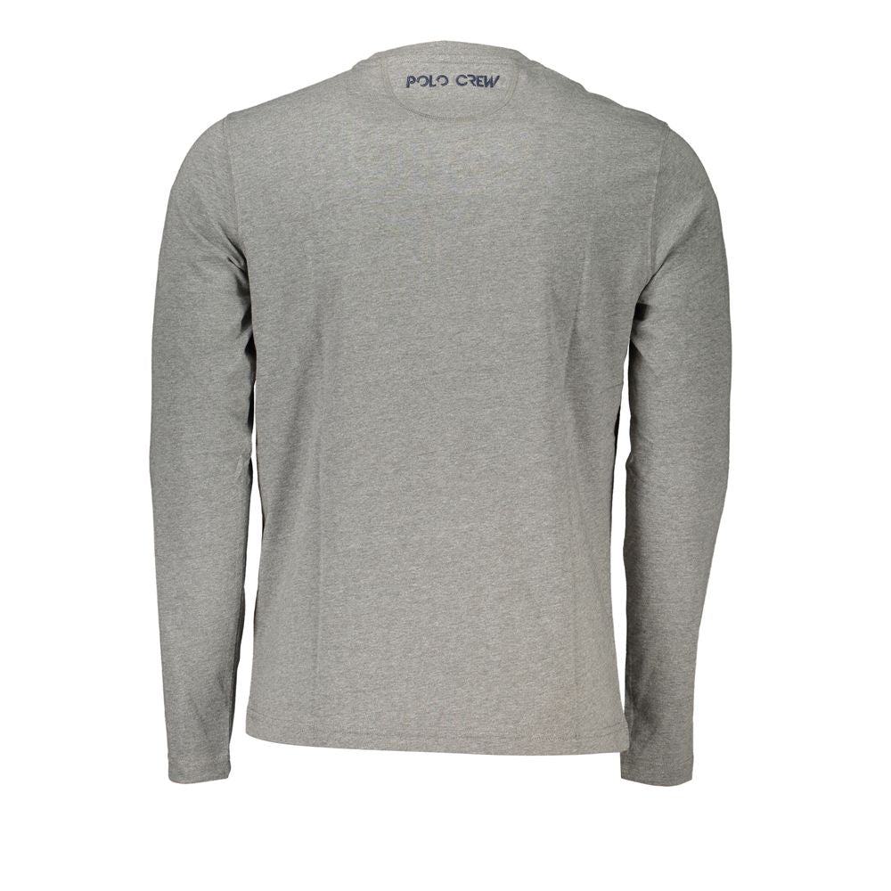 La Martina Elegantes Langarm-T-Shirt mit Rundhalsausschnitt