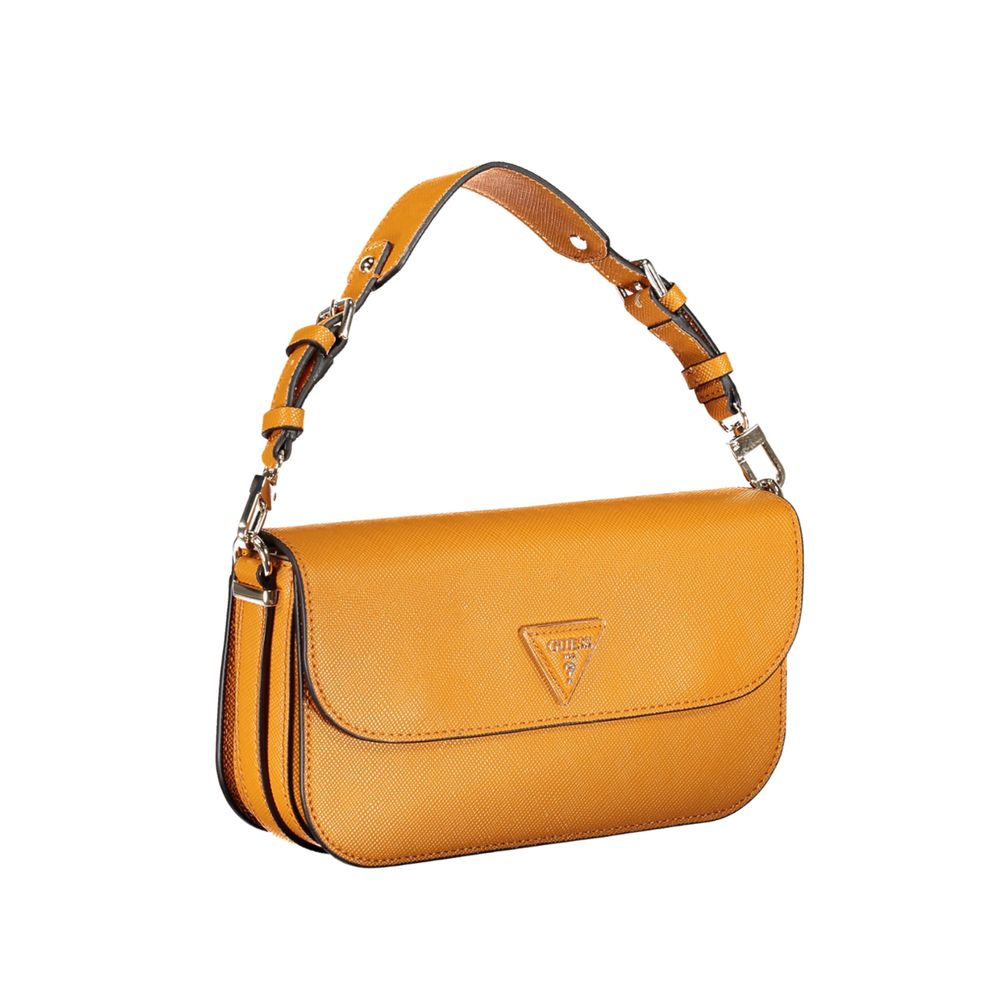 Guess Jeans Orange Polyethylen Handtasche