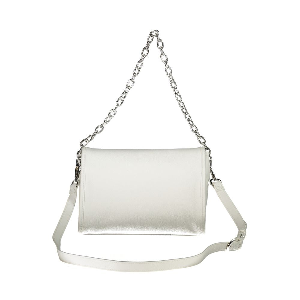Mario Valentino – Weiße Polyethylen-Handtasche