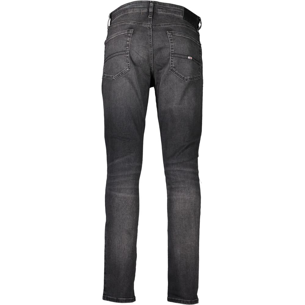 Tommy Hilfiger – Schwarze Jeans und Hose aus Baumwolle