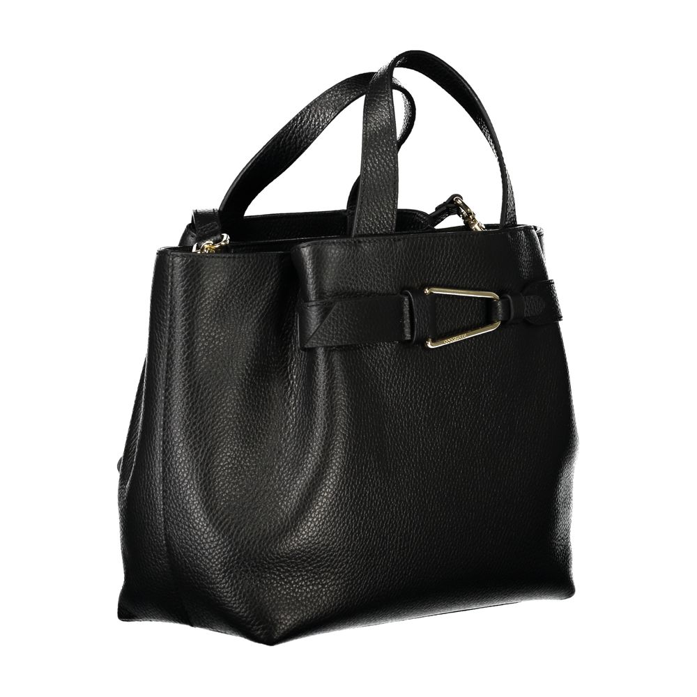 Coccinelle Damen Handtasche aus schwarzem Leder