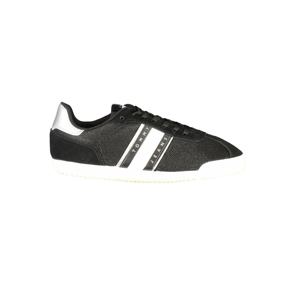 Tommy Hilfiger – Schwarze Polyester-Sneaker für Damen