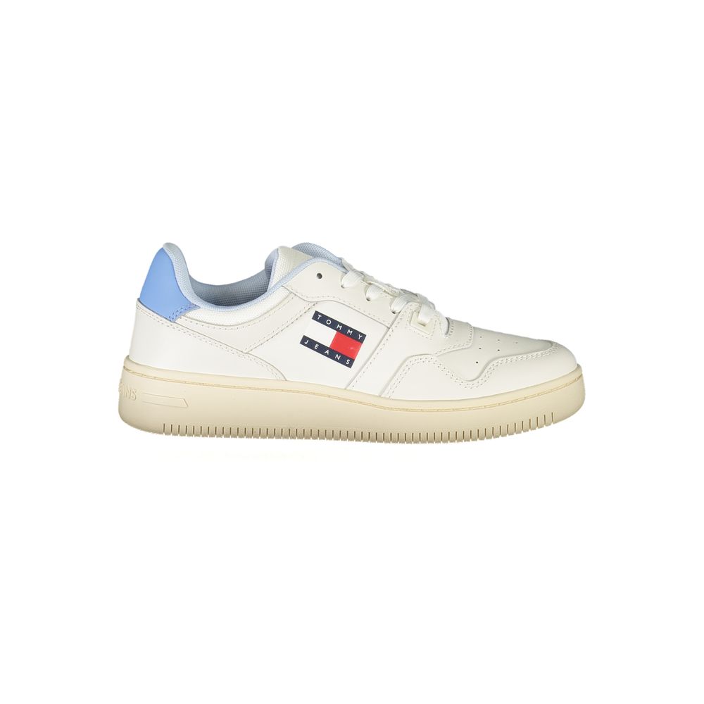 Tommy Hilfiger – Weiße Leder-Sneaker für Damen