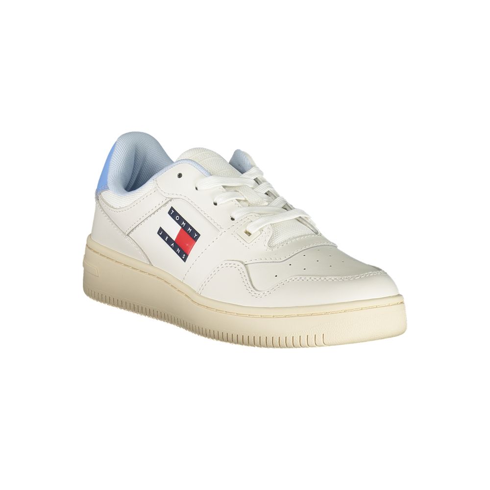 Tommy Hilfiger – Weiße Leder-Sneaker für Damen