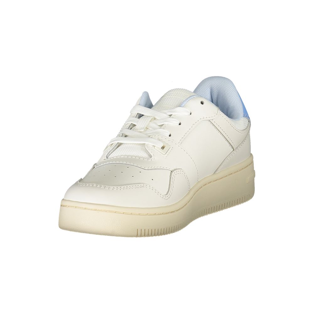 Tommy Hilfiger – Weiße Leder-Sneaker für Damen