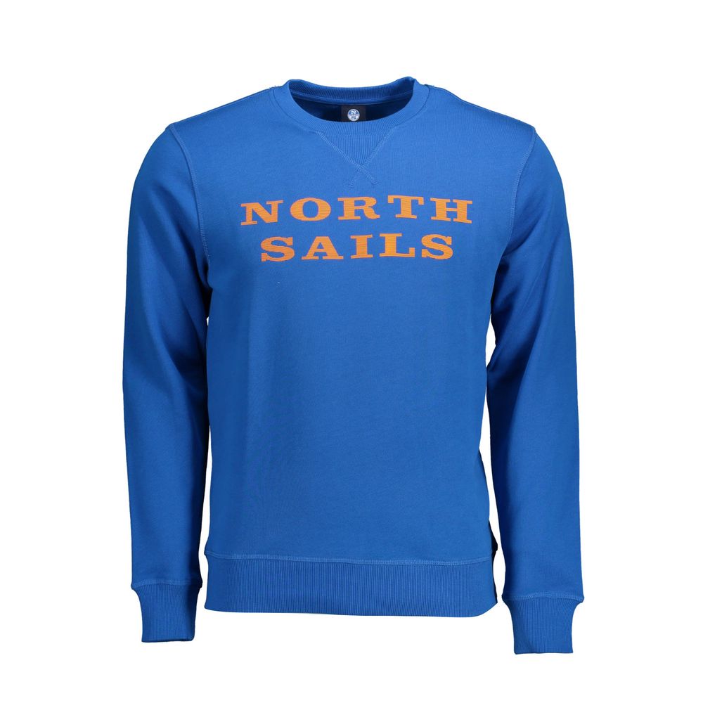 North Sails Herrenpullover aus blauer Baumwolle