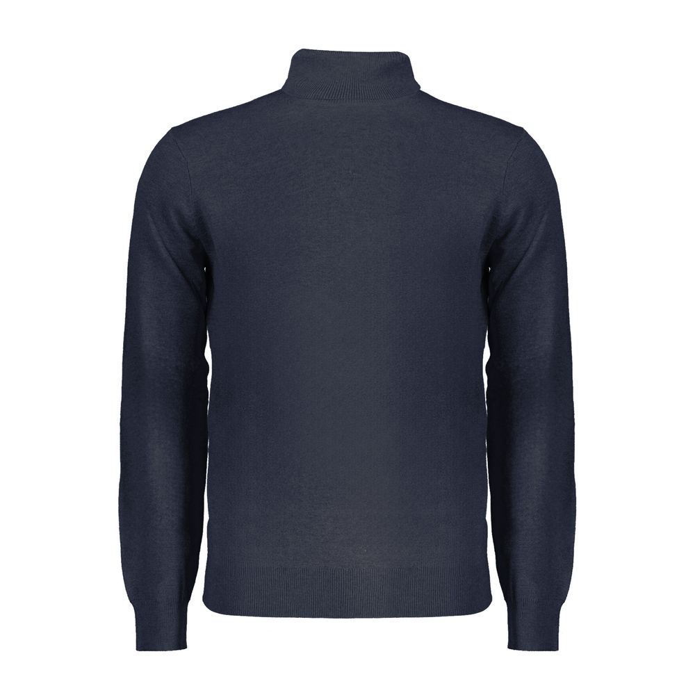 Norwegen 1963 Blauer Polyamid-Herrenpullover