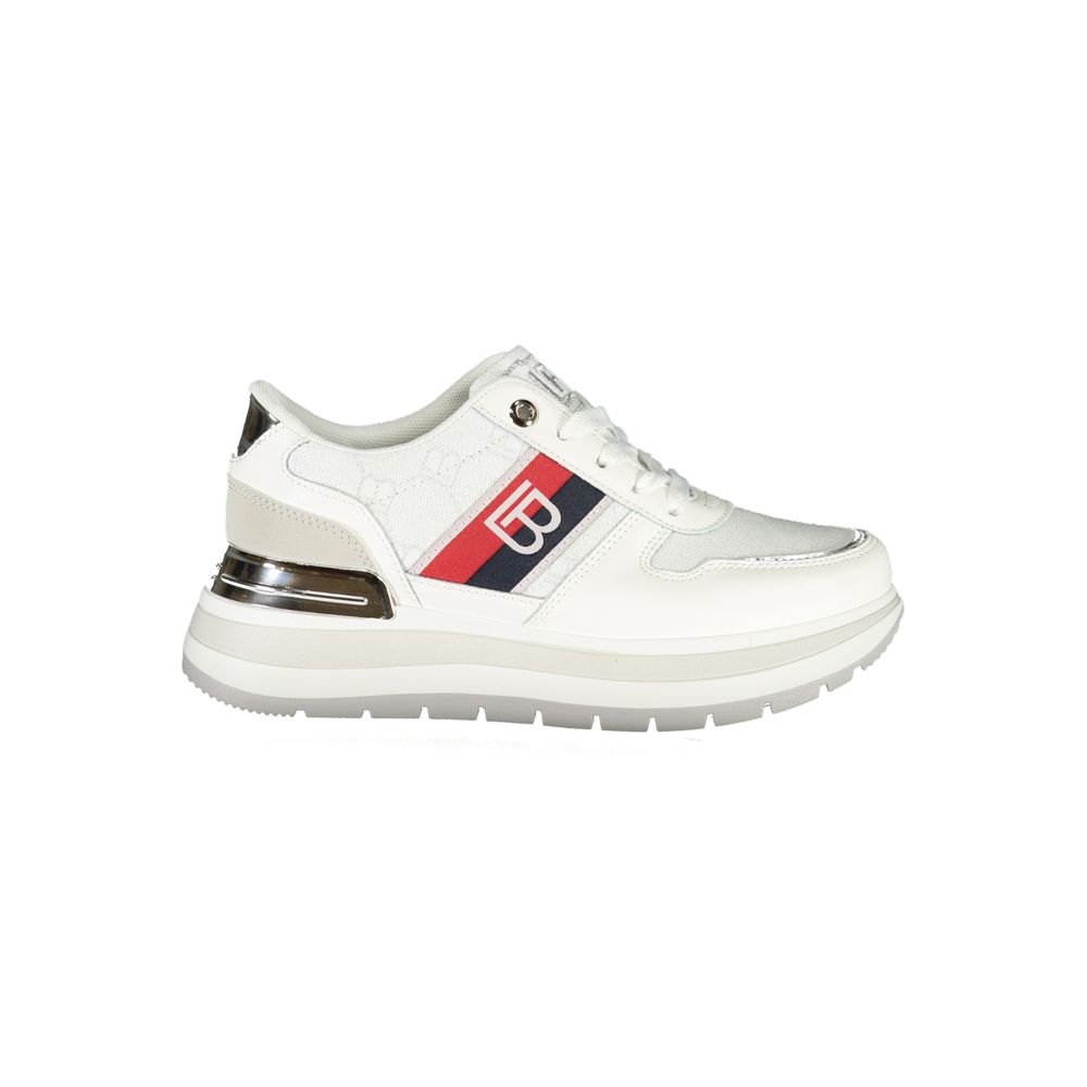 Laura Biagiotti Weißer Polyester Damen Sneaker