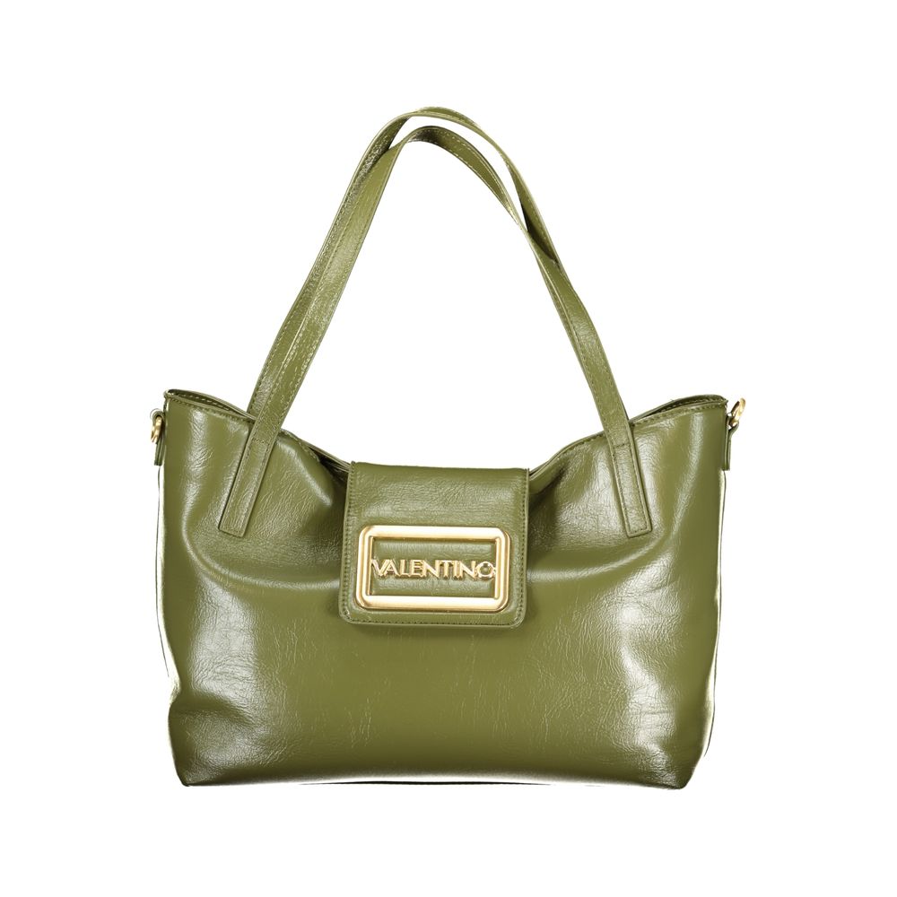 Mario Valentino Grüne Polyethylen-Damenhandtasche
