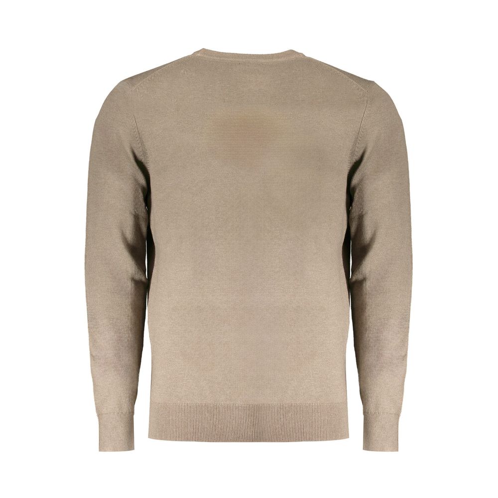 Norwegen 1963 Brauner Wollpullover für Herren