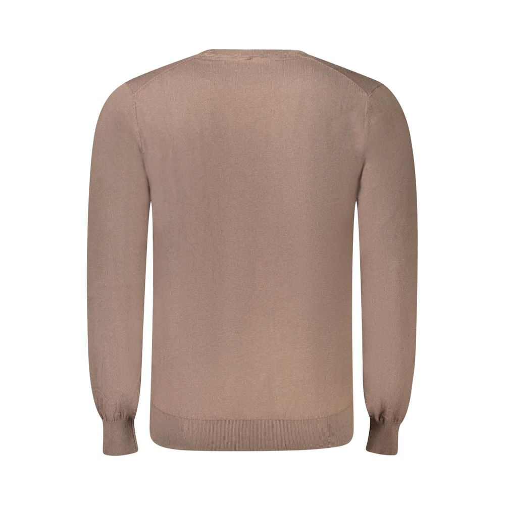 Guess Jeans Brauner Baumwollpullover für Herren