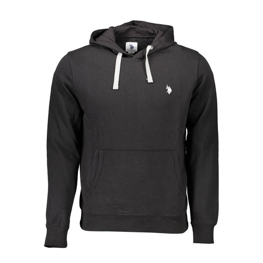US POLO ASSN. Schwarzer Baumwollpullover für Herren