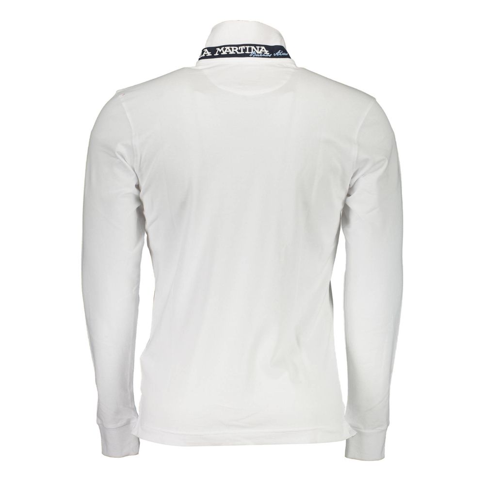 La Martina Elegantes Slim Fit Polo mit Stickdetails