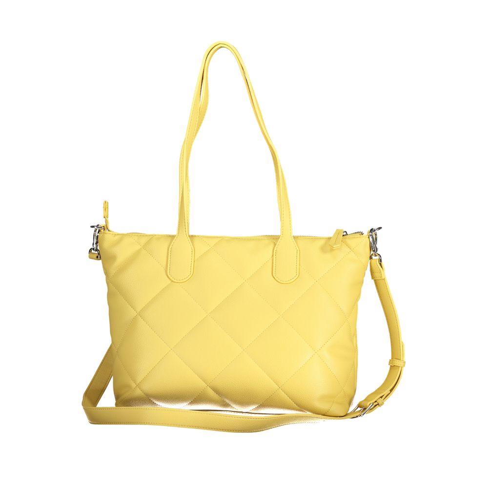 Mario Valentino Gelbe Polyethylen-Handtasche