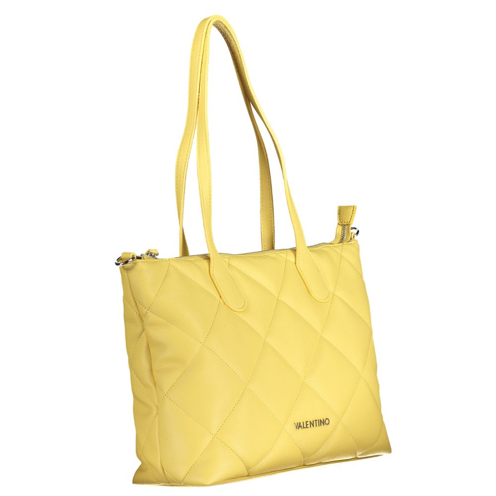 Mario Valentino Gelbe Polyethylen-Handtasche