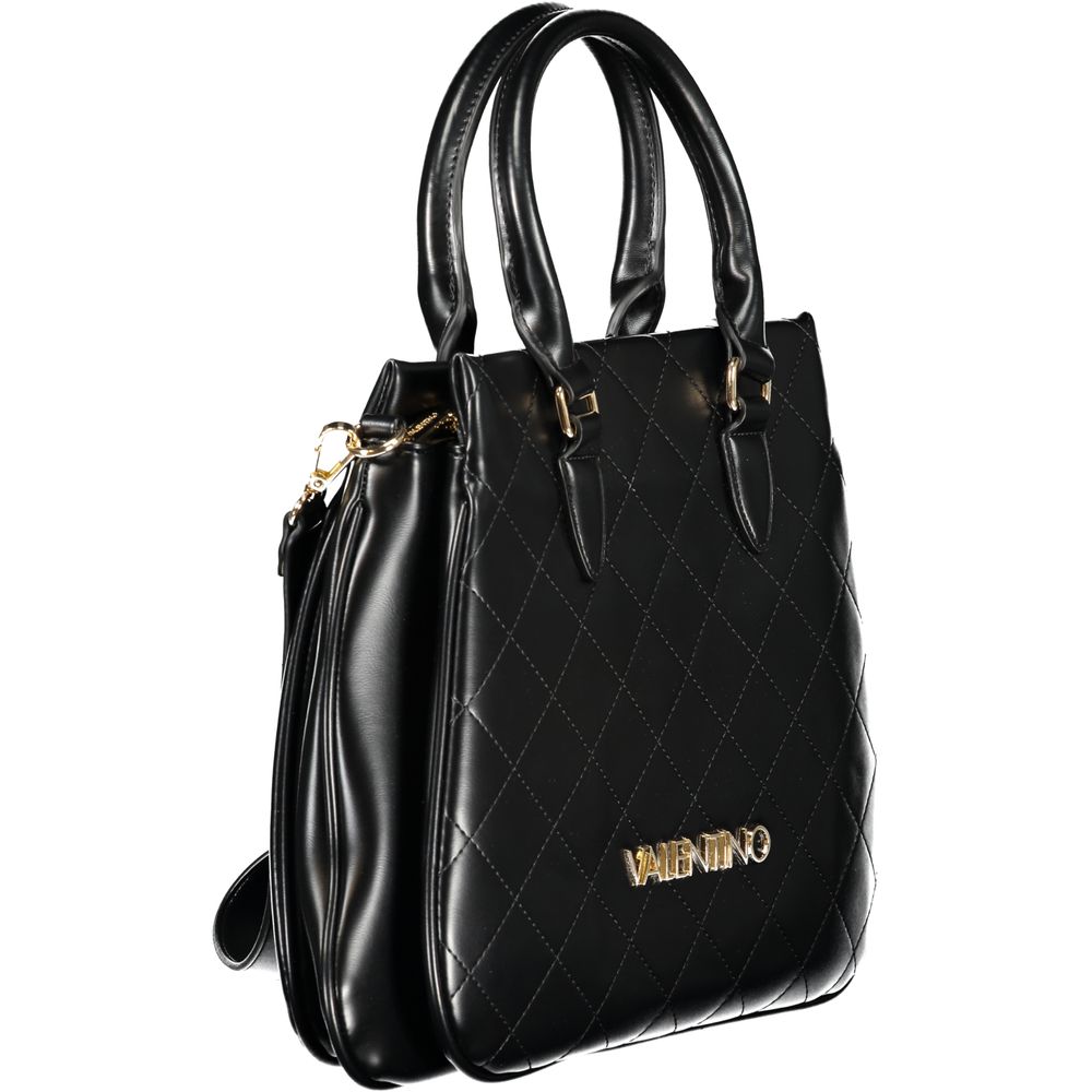 Mario Valentino Schwarze Polyethylen-Damenhandtasche