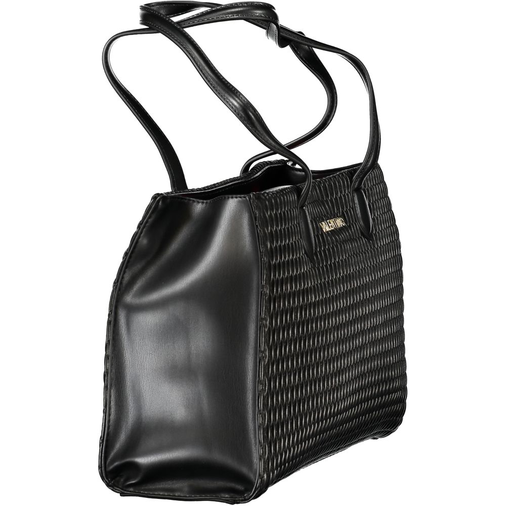 Mario Valentino Schwarze Polyethylen-Damenhandtasche