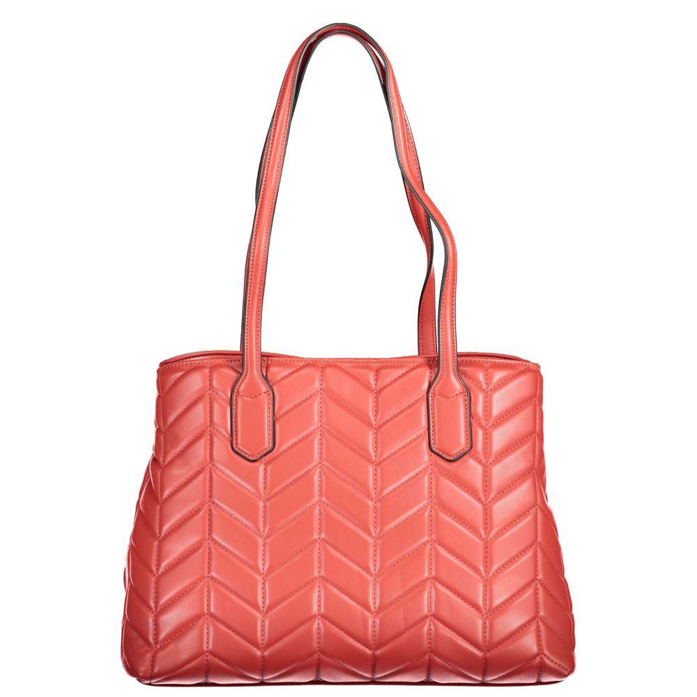 Mario Valentino Rote Polyethylen-Damenhandtasche