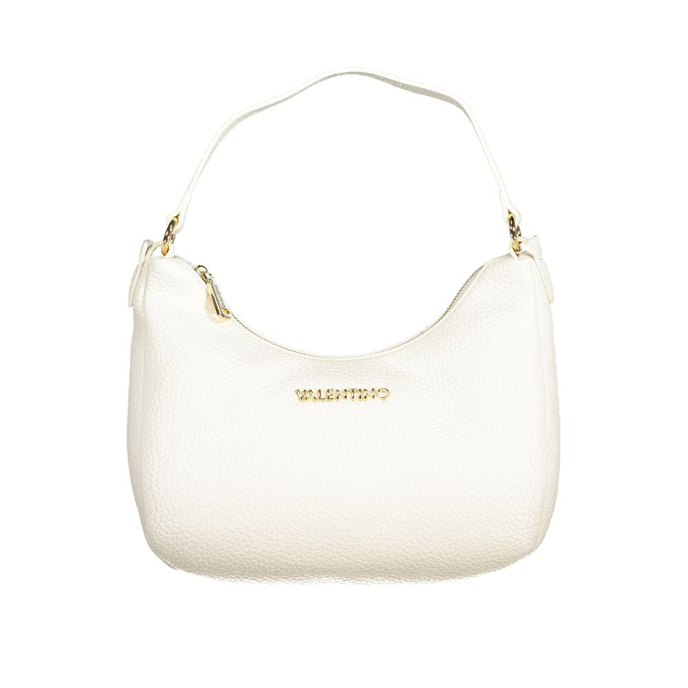 Mario Valentino Weiße Polyethylen-Damenhandtasche