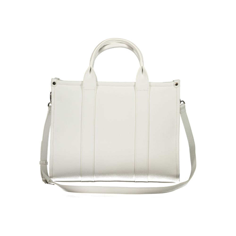 Mario Valentino – Weiße Polyethylen-Handtasche