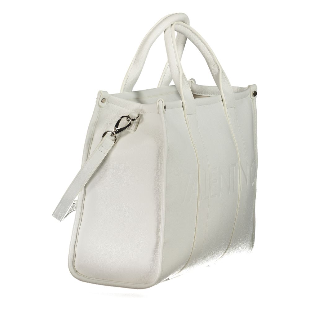 Mario Valentino – Weiße Polyethylen-Handtasche