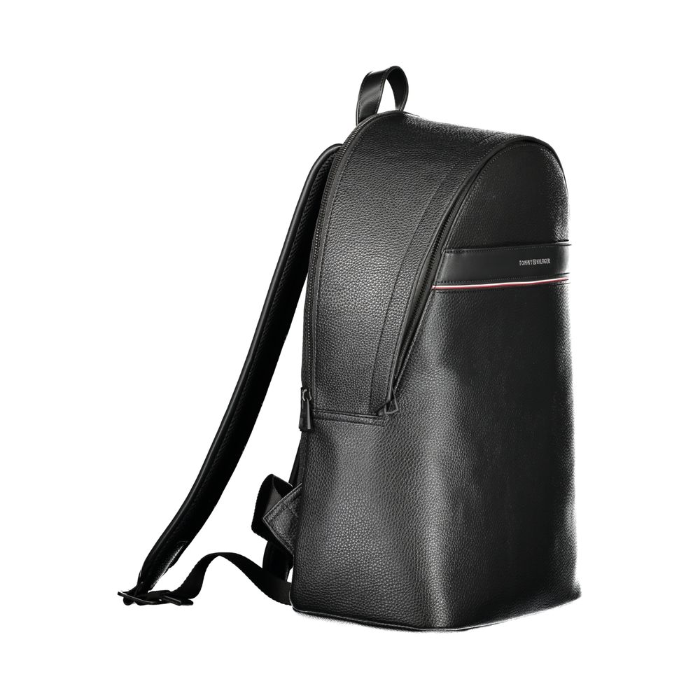 Tommy Hilfiger – Schwarzer Polyester-Rucksack für Herren
