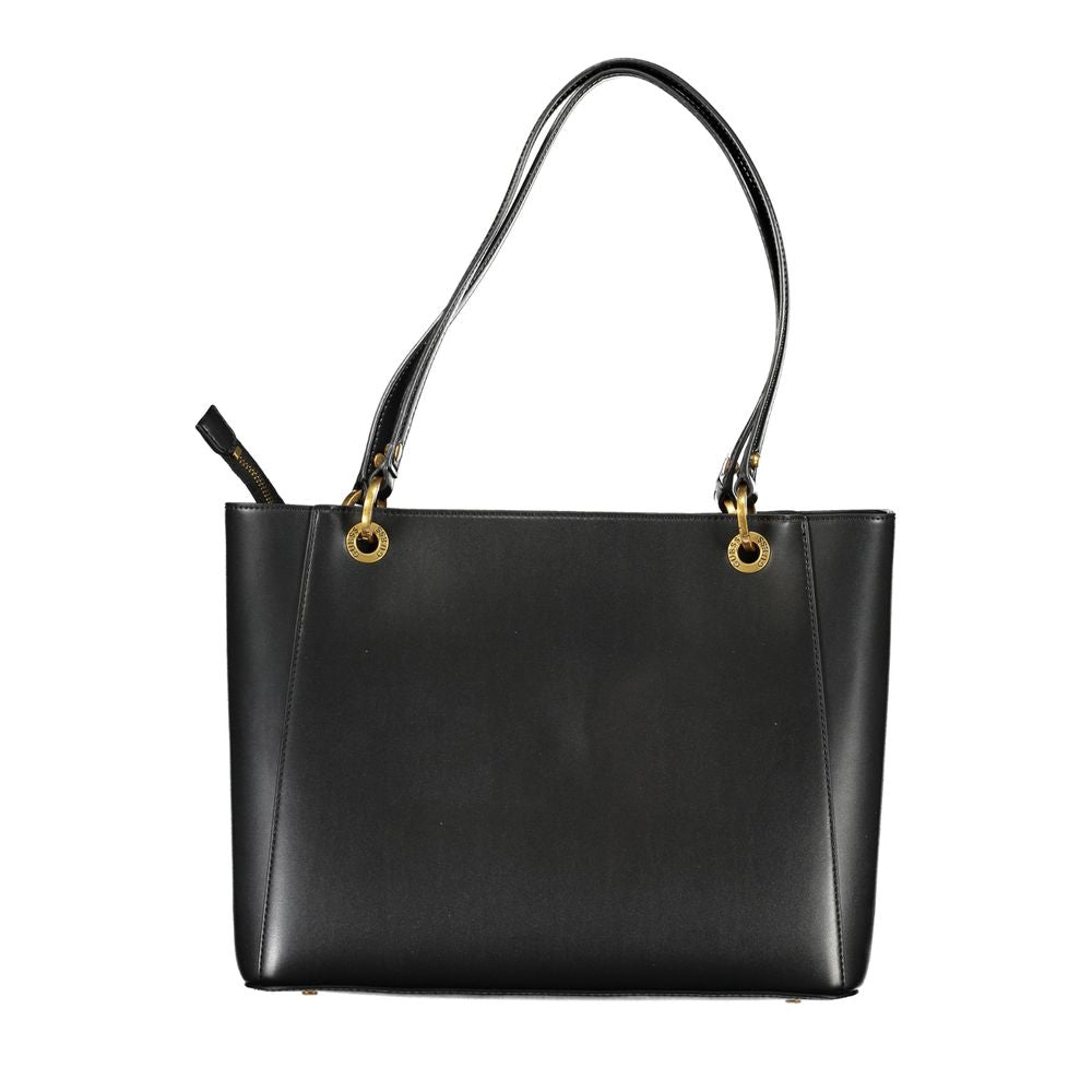 Guess Jeans – Schwarze Polyethylen-Handtasche