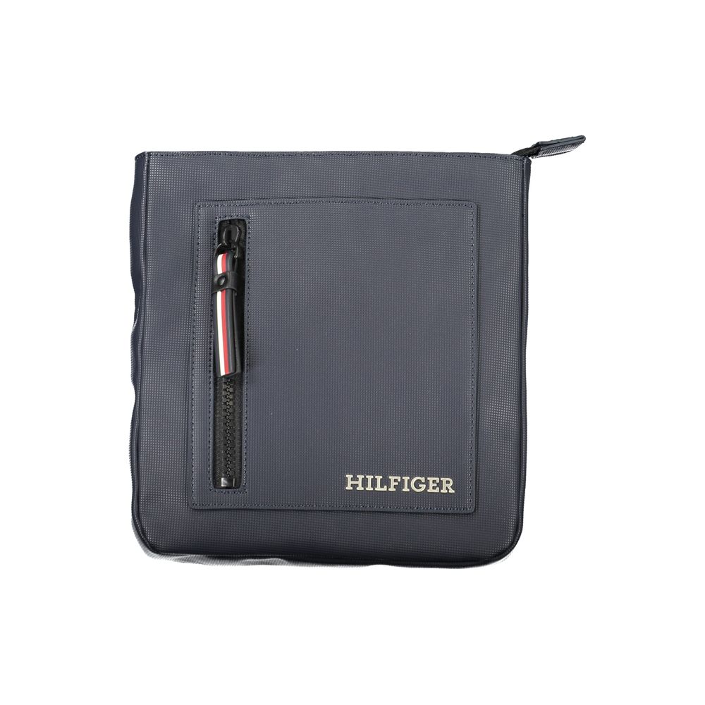 Tommy Hilfiger – Schicke blaue Umhängetasche mit kontrastierenden Details