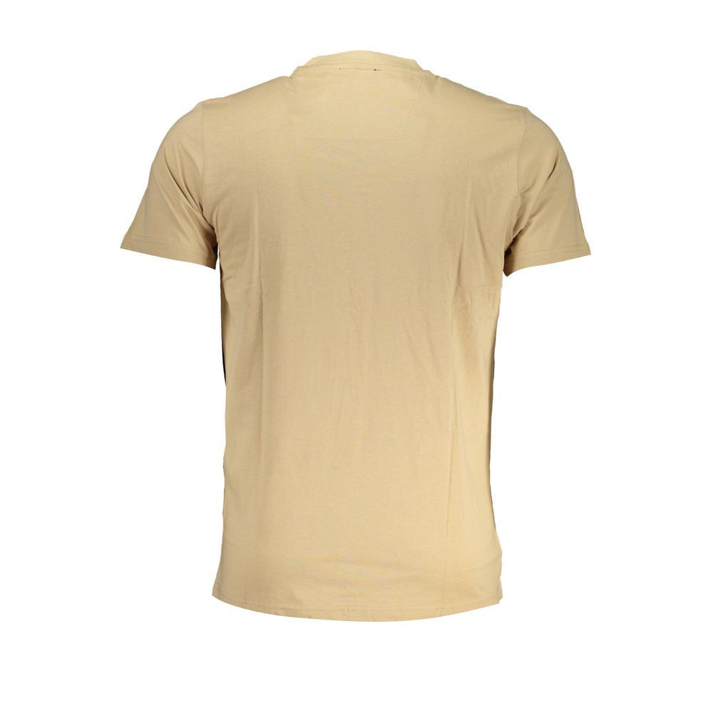 Beiges Baumwoll-T-Shirt der Cavalli-Klasse