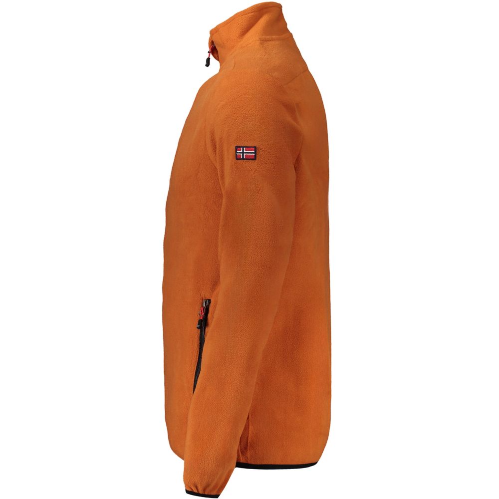 Norwegen 1963 Brauner Polyester-Herrenpullover