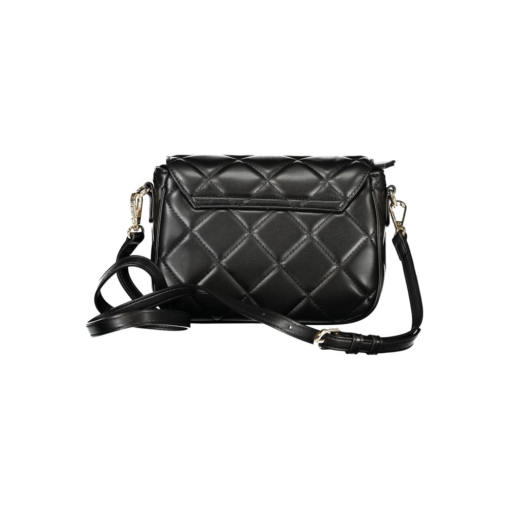 Mario Valentino Schwarze Polyethylen-Damenhandtasche